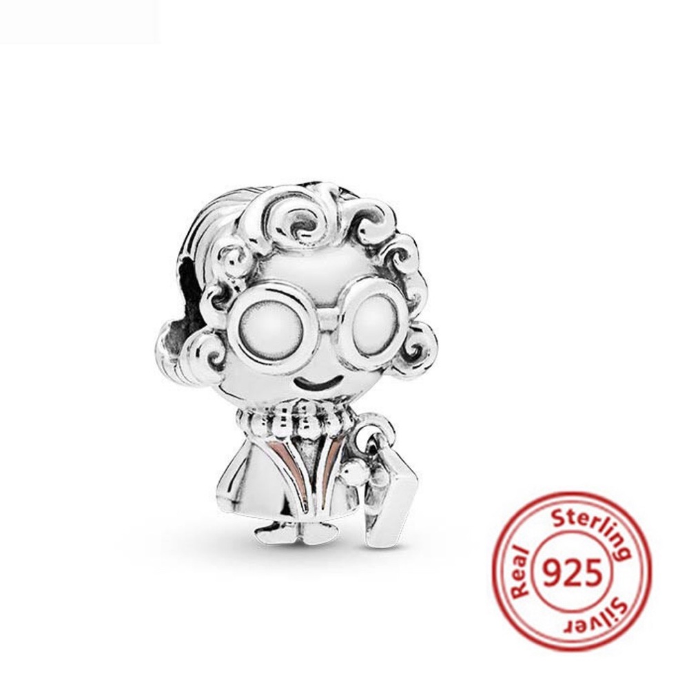 Pandora Inspired Mrs. Wise Old Lady Grandma Charm